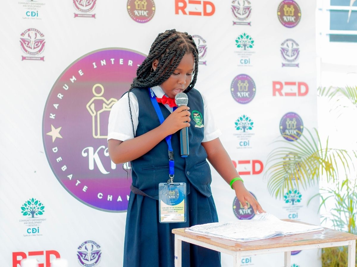 Students competing
