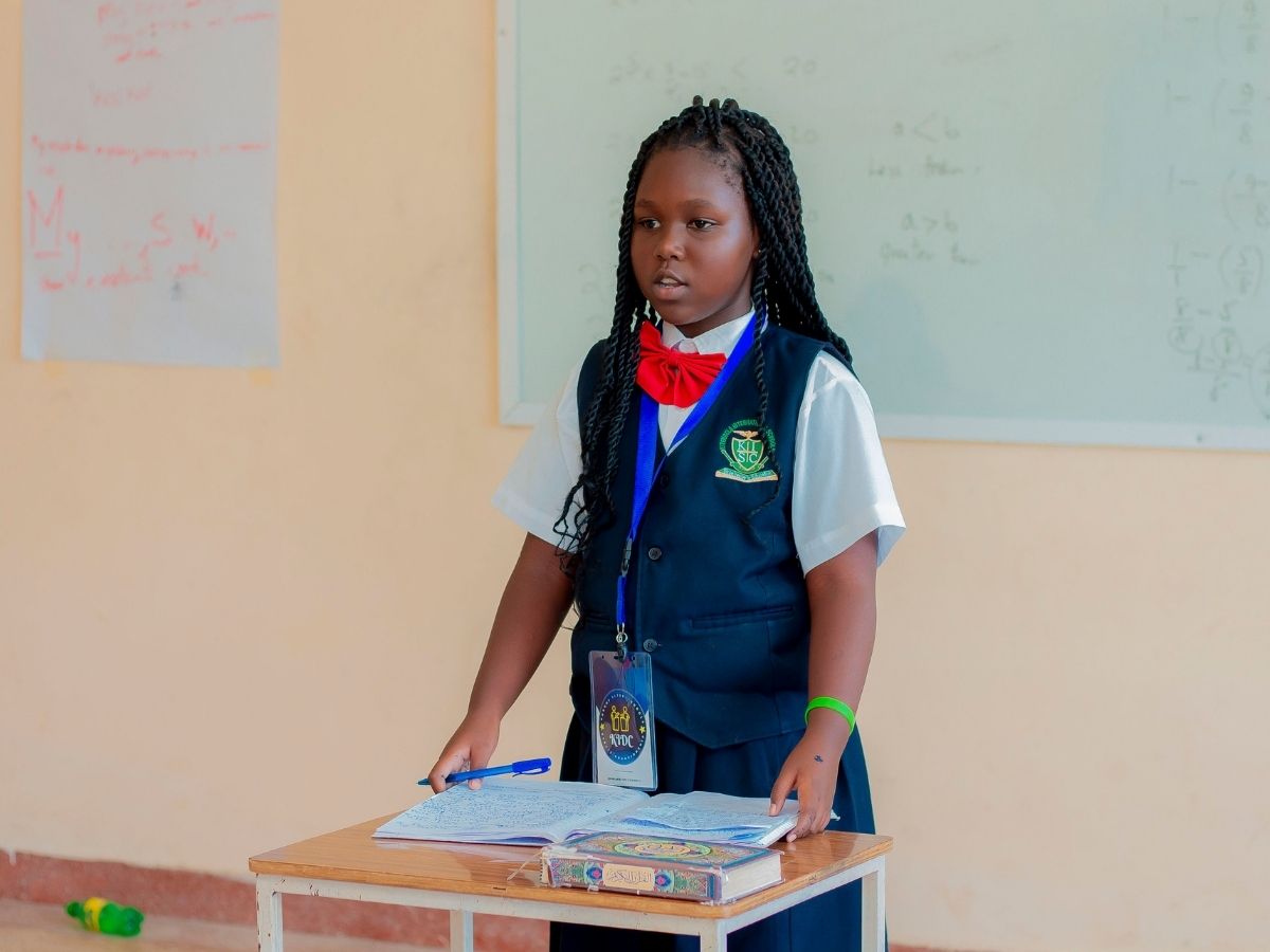 Students in action